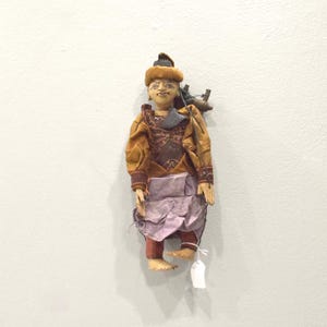 Puppet Marionette Wood Burmese Puppet Folk Art