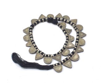 Ethiopian Silver Telsum Prayer Pendant Strand
