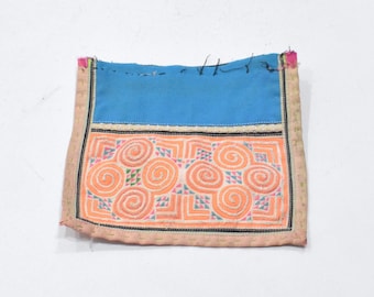 Hmong Hill Tribe Embroidered Vintage Fabric panels