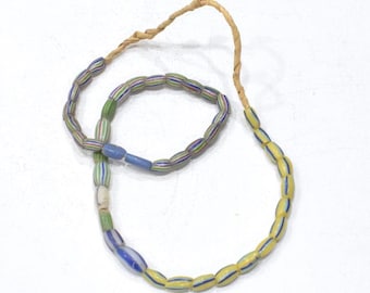 African Stripped Watermelon Beads Ghana