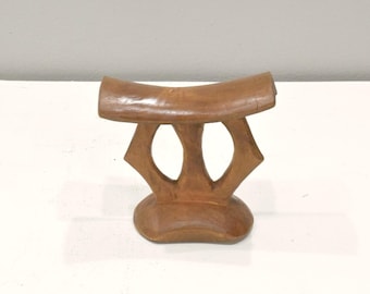 African Pokot Tribe Wood Headrest