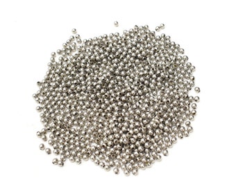 Beads Silver Round Beads 4mm