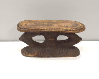 Papua New Guinea Wood Stool Upper Sepik River