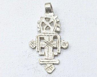 Ethiopian Silver Coptic Cross Tuareg Tribe North Africa