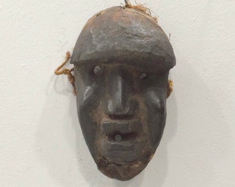 African Dan Burnished Wood Mask Liberia