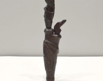 Indonesian Betel Nut Chopper Wood Case and Container Lombok Tribe