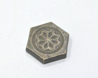 Stamp Die Mold Vintage Bronze Detailed Kuchi Jewelry
