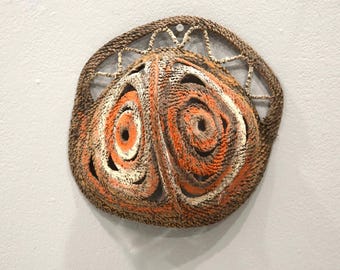 Mask Papua New Guinea Woven Fiber Yam Mask