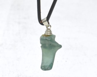 Roman Glass Chip Pendant