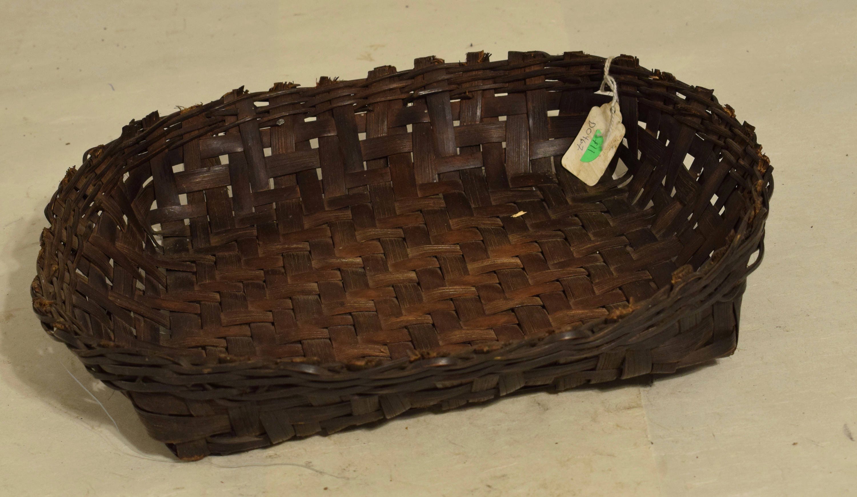 Philippines Basket Ifugao Woven Plate Bowl Rattan Ifugao Handmade Woven