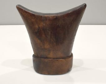 African Headrest Ethiopian Gurage Mens Wood Headrest