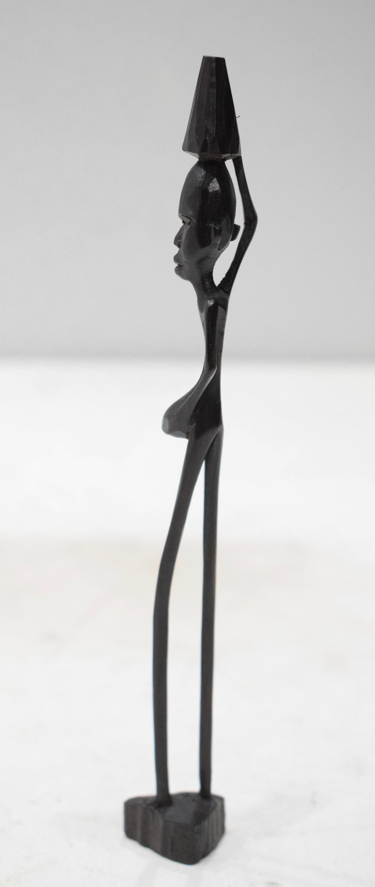 African Statue Ebony Carved Wood Figure Tanzania Figure Statues