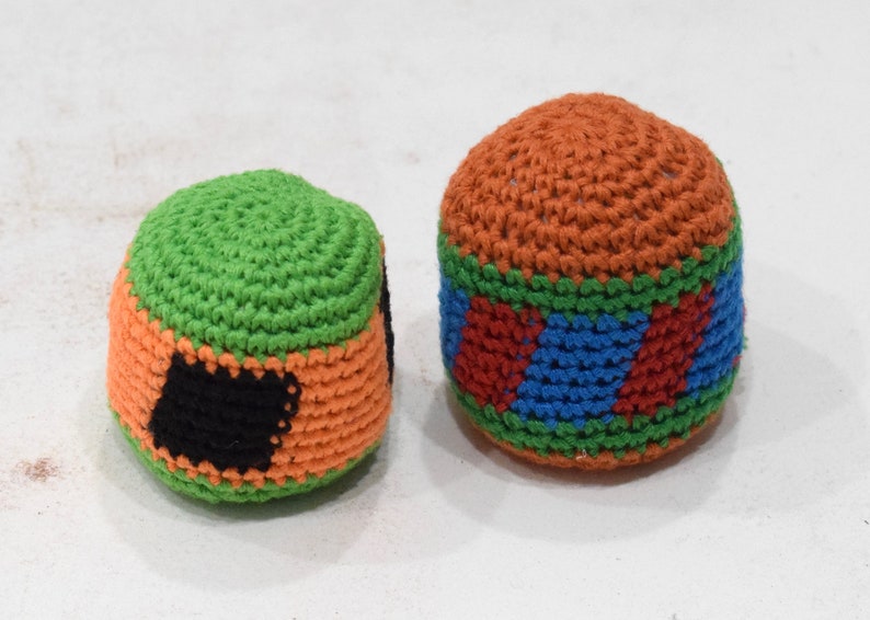 Hacky Sack Kick Ball 100/% Cottom Guatemala Made 2 Per Order