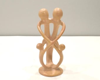 African Soapstone Family Tree of Life Sculpture Kenya