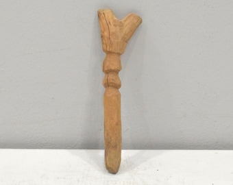 African Lobi Ladder Carved Wood Fetish Burkina Faso