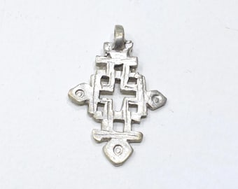 Ethiopian Silver Coptic Cross Tuareg Tribe North Africa