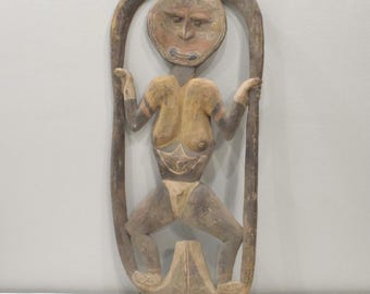 Papua New Guinea Wood Food Hook Latmul Tribe