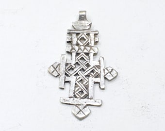 Ethiopian Silver Coptic Cross Tuareg Tribe North Africa