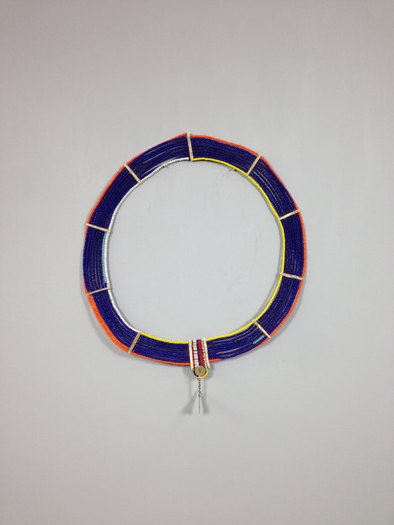 アフリカのマサイ族のビーズの首輪ネックレス マサイ族の首輪 - Etsy 日本