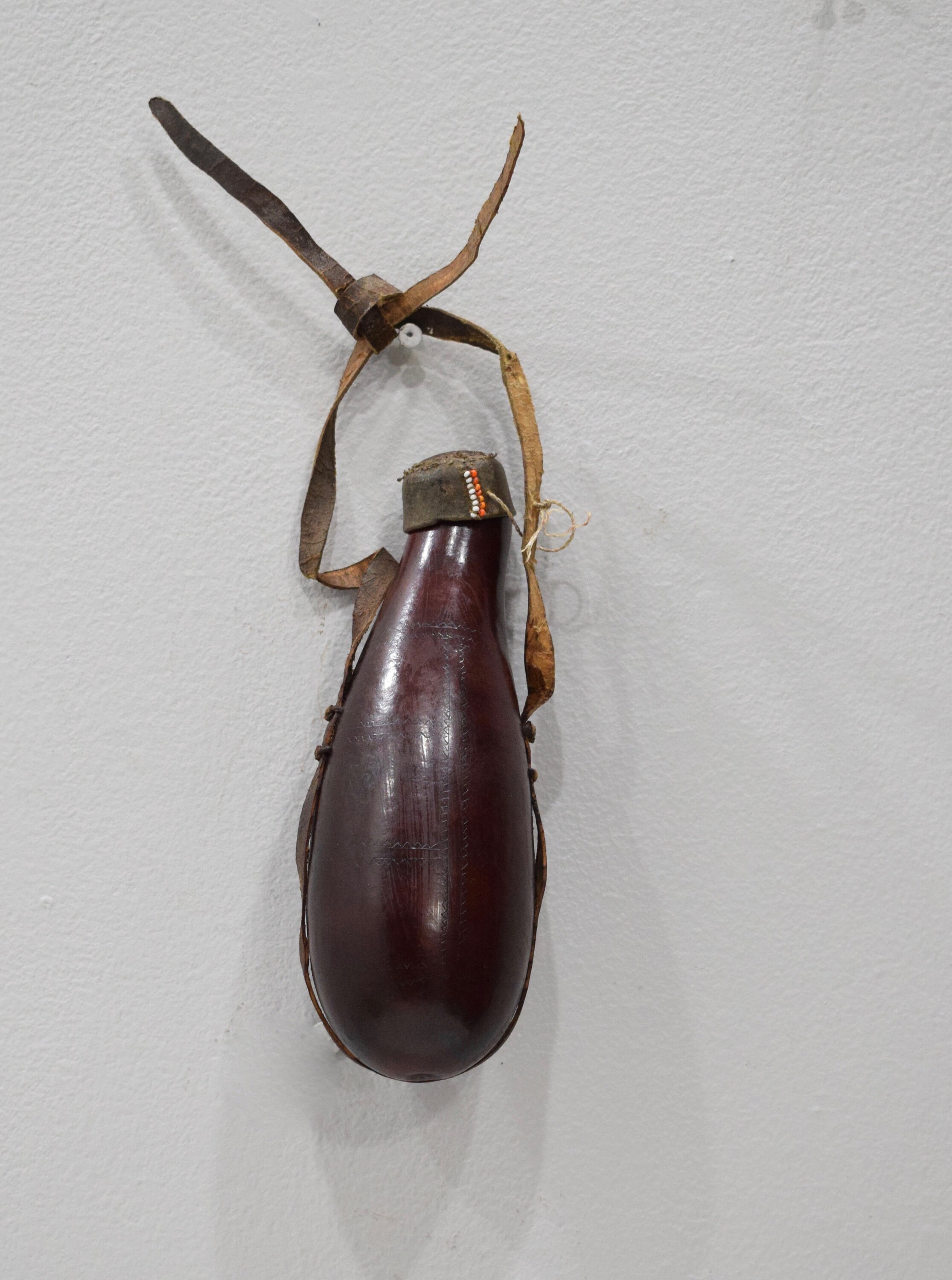 African Gourd Milk Drinking Pokot Tribe Kenya Drinking Gourd