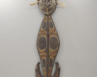 Papua New Guinea Food Hook Statue Blackwater Region