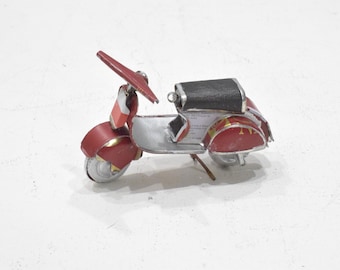 Tin Can Vespa Scooters 4" Tin Toy