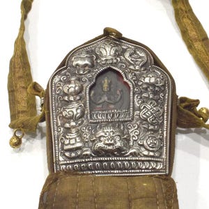 Tibetan Buddhist Ghau Shrine Traveling Prayer Shrine
