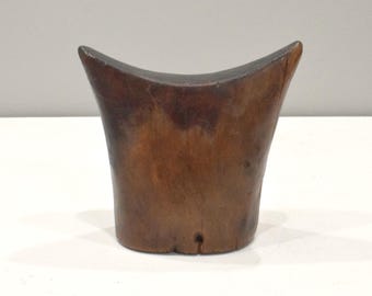 African Headrest Ethiopian Gurage Mens Wood Headrest