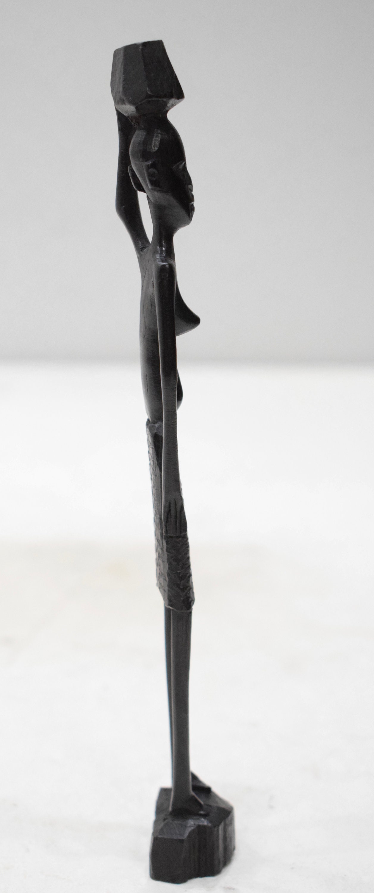 African Statue Ebony Carved Wood Figure Tanzania Figure Statues