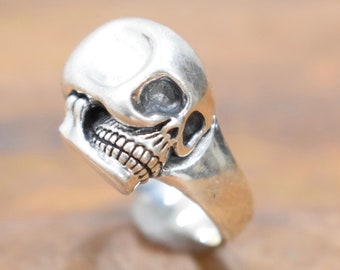 Ring Sterling Silver Skull Ring