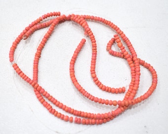 Philippine Orange Wood Beads