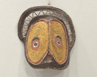 Mask Papua New Guinea Woven Fiber Yam Mask