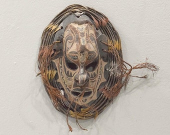 Papua New Guinea Mask Tambanum Big Mouth Spirit Mask East Sepik River