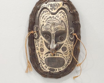 Papua New Guinea Mask Tambanum Big Mouth Spirit Mask East Sepik River