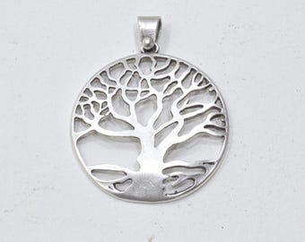 Silver Pewter Tree of Life Pendant
