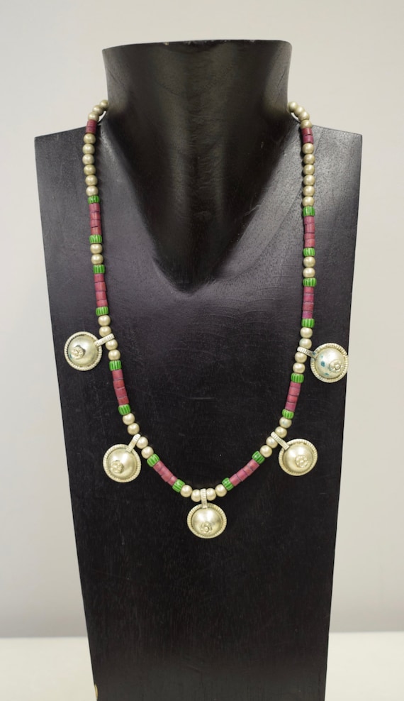 Necklace Vintage Middle Eastern Pendants African … - image 1