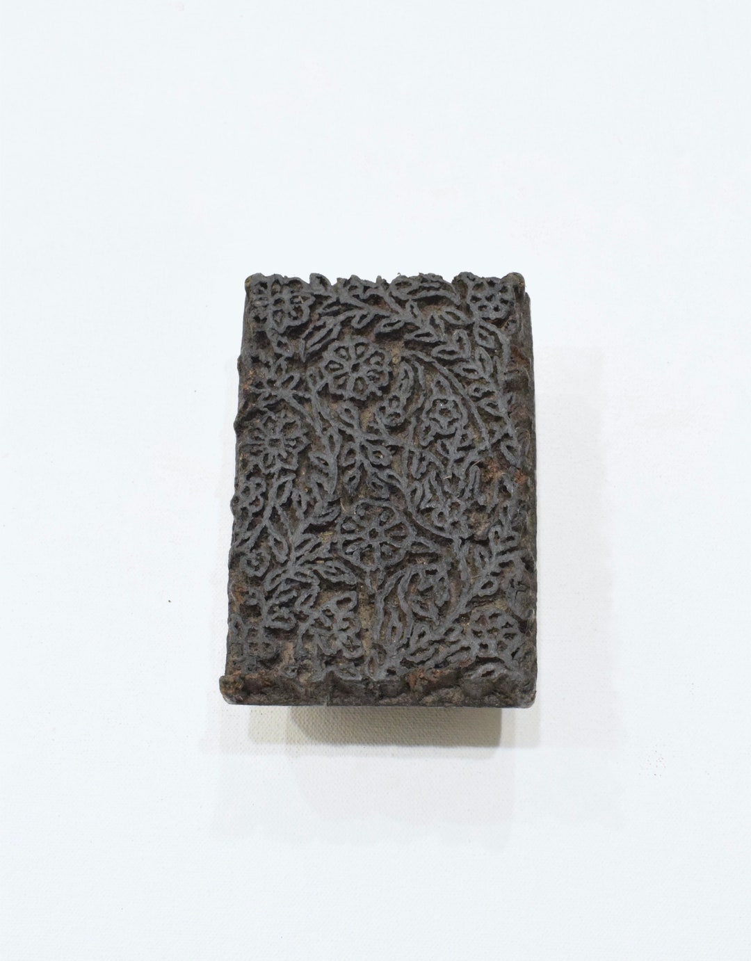 India Wood Block Ink Stamp Hand Carved Design Etsy