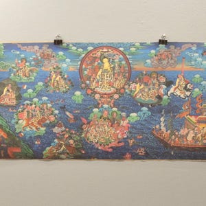 Tibetan Thangka Print Painting Buddhist Deity