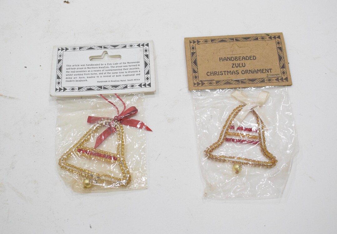 クリスマスオーナメント アフリカのズールービーズツリーオーナメント