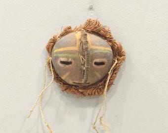 Mask Papua New Guinea Coconut Shell Mask