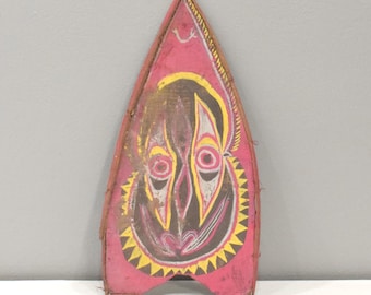 Papua New Guinea Abelam Wood Headdress Fan