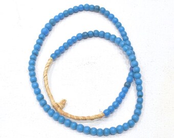 African Turquoise Glass Beads