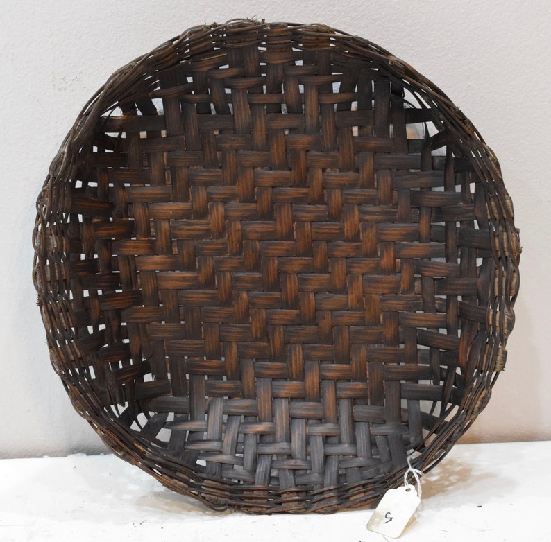 Basket Philippines Ifugao Woven Plate Bowl Rattan Ifugao Rattan Plate Woven Basket