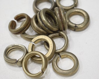 Beads Silver Assorted Ethiopian Rings 22-25mm