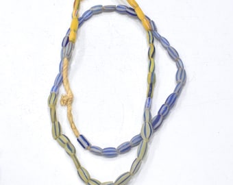 African Stripped Watermelon Beads Ghana
