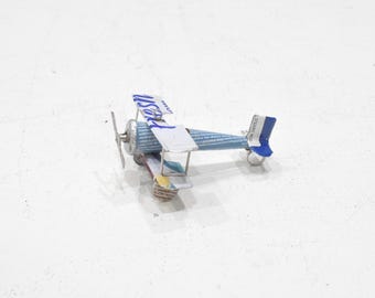 Bi Plane Upcycled Toy Tin Bi Plane
