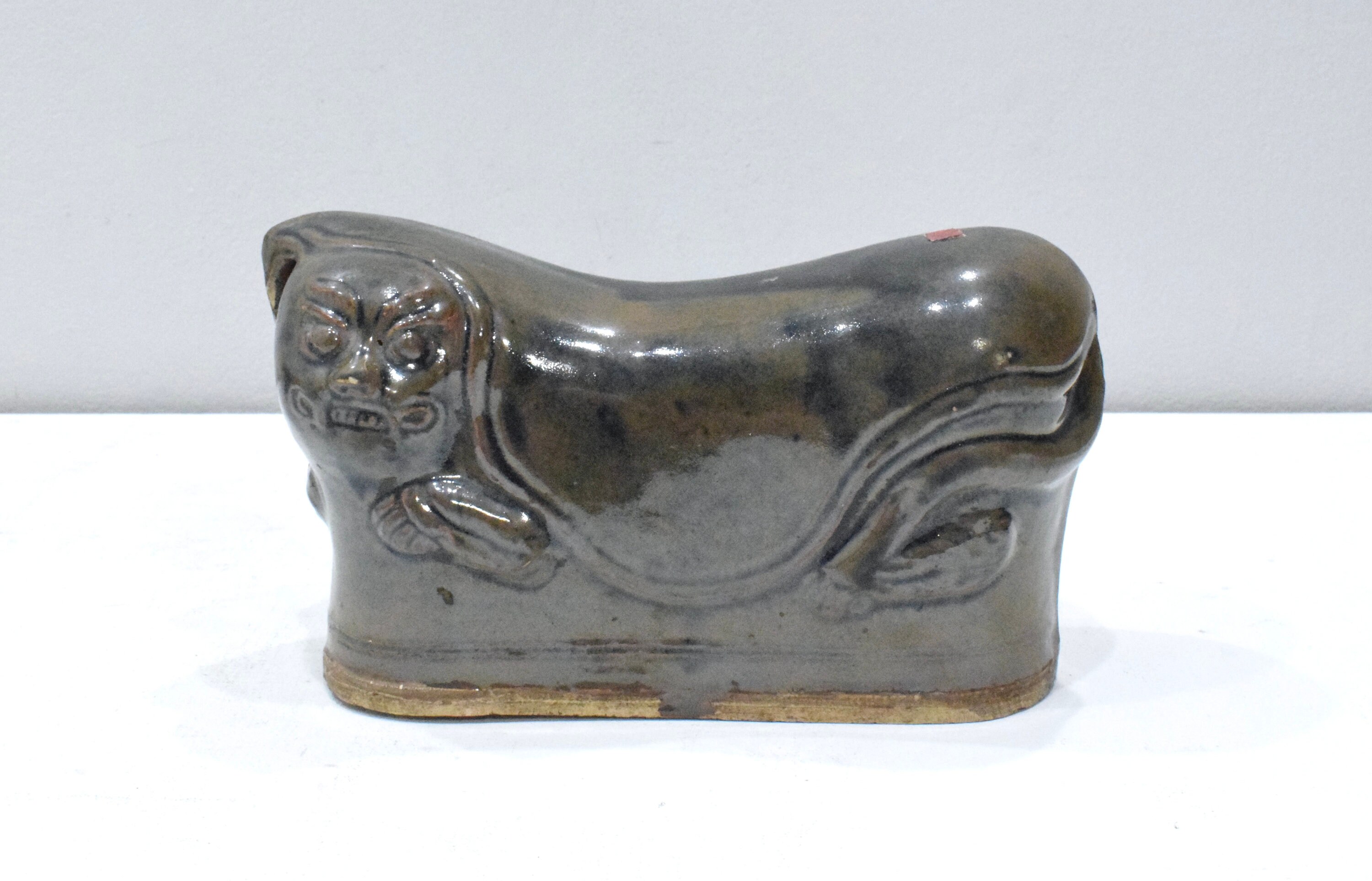 Chinese Antique Porcelain Cat Pillow Head Rest Etsy Canada
