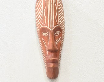 African Fang Tribe Passport Mask Gabon