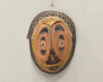 Mask Papua New Guinea Woven Fiber Yam Mask