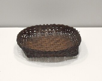 Basket Ifugao Tribe Philippines Woven Rattan Basket